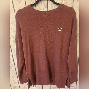 Johnnie-O Women’s Boston College BC Logo Sweatshirt Burgundy Modal Blend Small